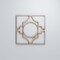 Ekena Millwork Small Gypsum Decorative Fretwork Wood Wall Panels, Red Oak, 11 3/8"W x 11 3/8"H x 3/8"T WALW12X12X0375GYPRO - alternate 3